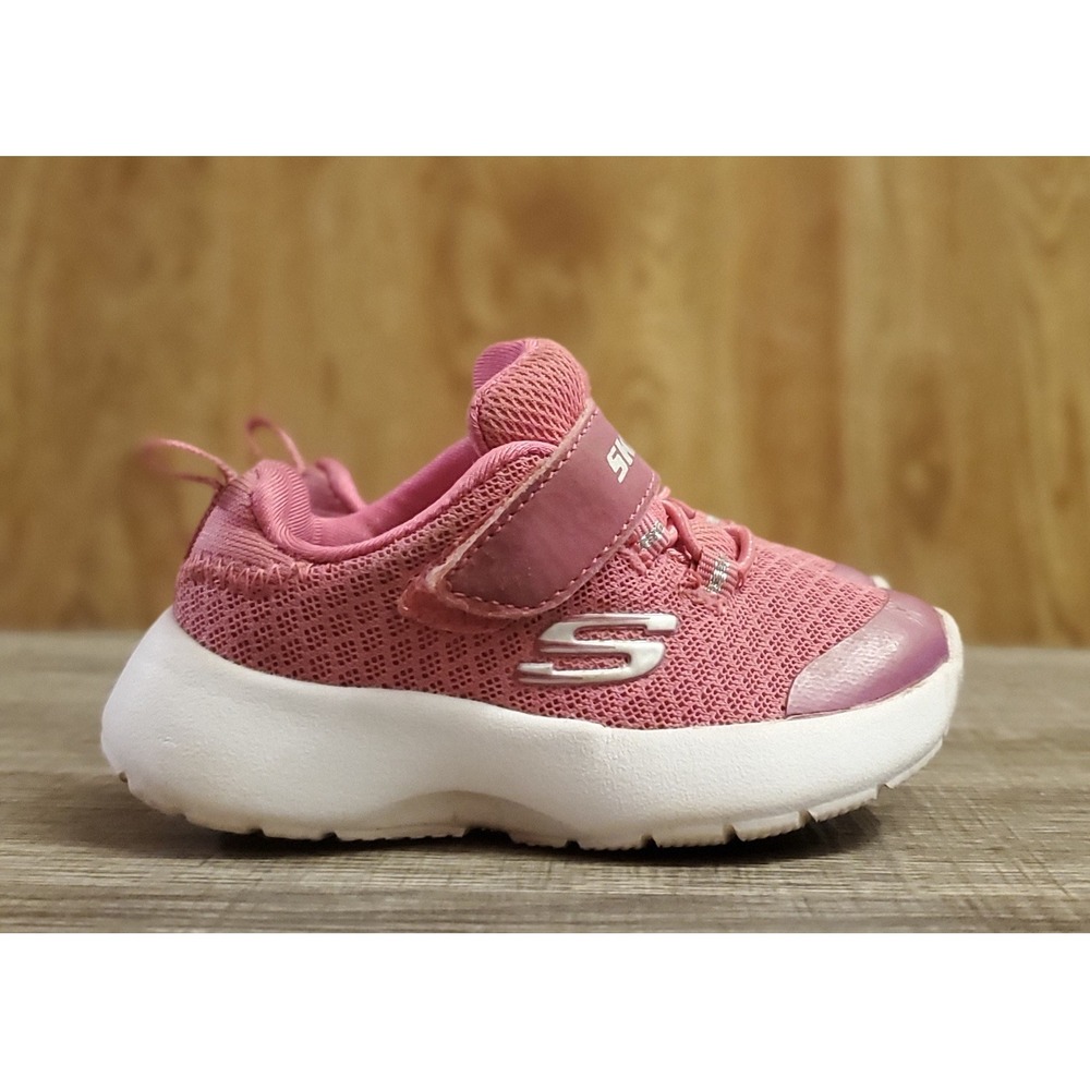 Skechers Dynamight Rally Racer Sneakers Toddler Size 5 Pink